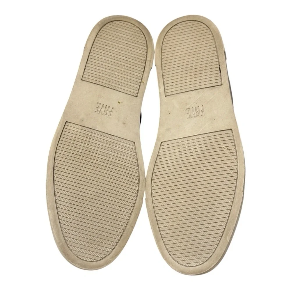 Frye Gemma Fringe Kiltie Buckle Suede Sneakers Grey Women’s 7.5 (3471189)